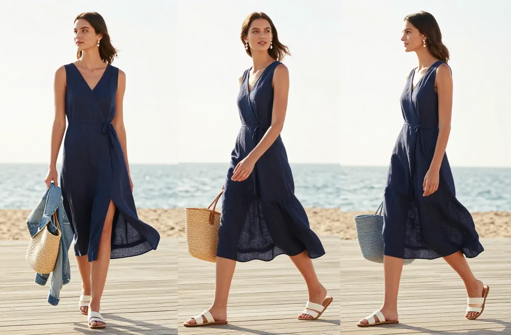 10 Navy Blue Summer Dress Looks to Steal This Season
