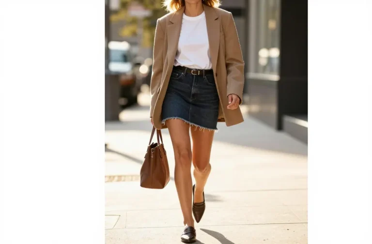 10 Denim Mini Skirt Outfit Ideas That Always Hit