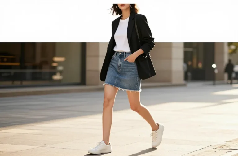 10 Mini Jean Skirt Outfit Ideas to Steal Now