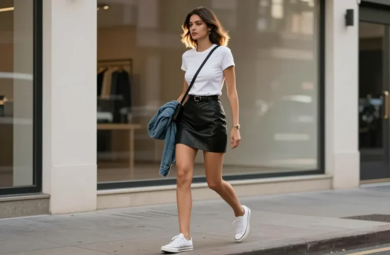 10 Leather Mini Skirt Outfit Ideas You’Ll Wear on Repeat