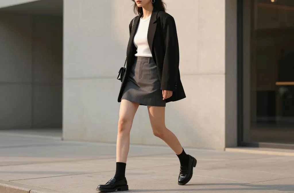 10 Grey Mini Skirt Outfit Ideas That Look Effortlessly Luxe