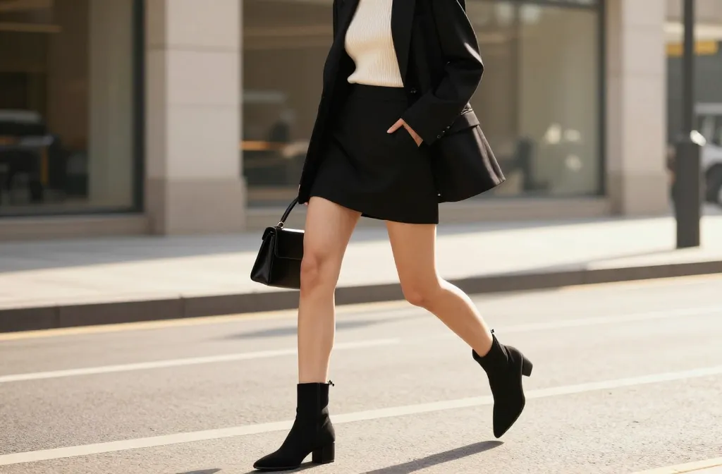 Steal These 10 Mini Skirt Outfit Boots Looks Now