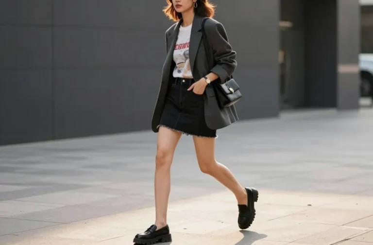 10 Mini Black Denim Skirt Outfit Ideas You’Ll Live in