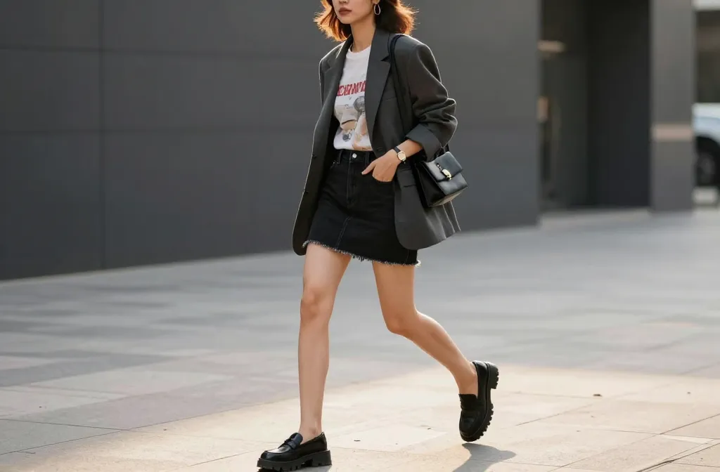 10 Mini Black Denim Skirt Outfit Ideas You’Ll Live in