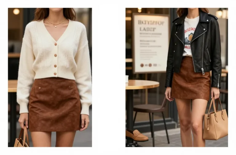10 Brown Mini Skirt Outfit Ideas That Always Hit