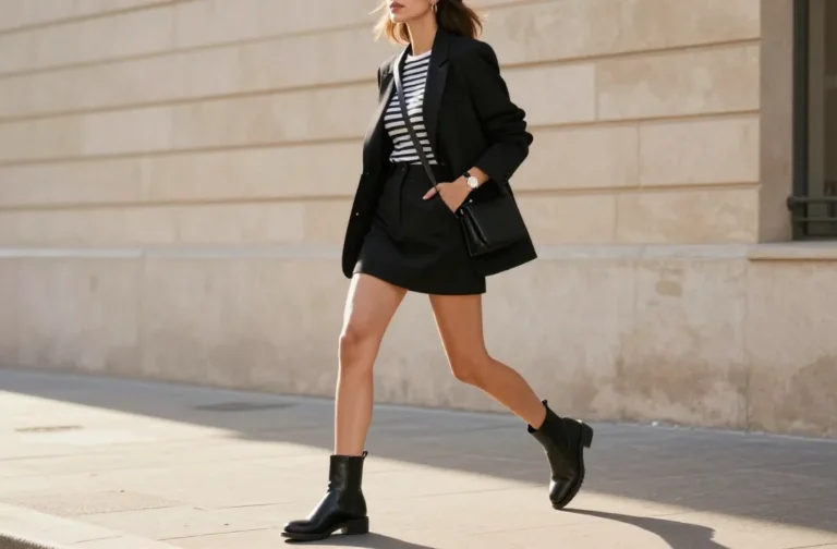 10 Mini Skirt Boots Outfit Looks That Turn Heads
