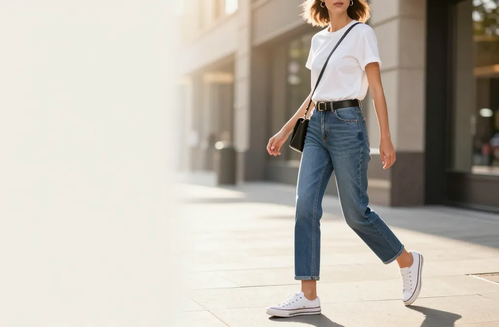Viral 10 Casual Blue Jeans and White Top Outfit Ideas