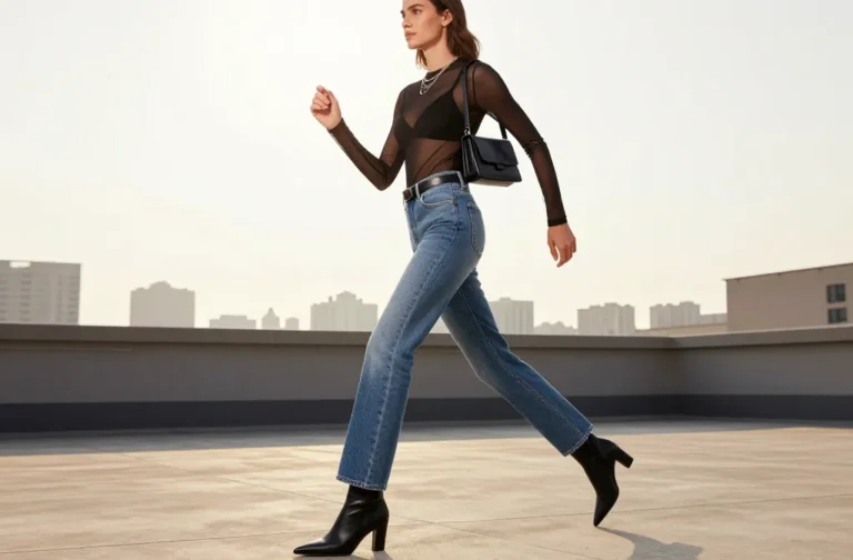 10 Mesh Top and Jeans Outfit to Turn Heads Fast
