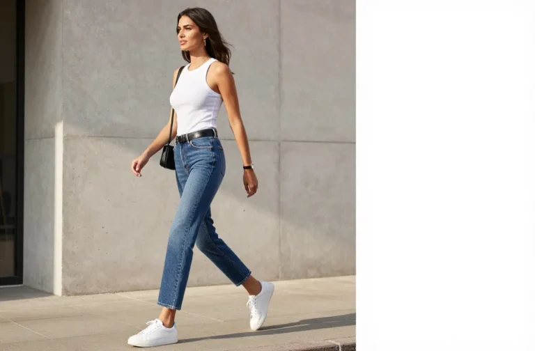 Steal Her Style with 10 Jeans and a Tank Top Outfit