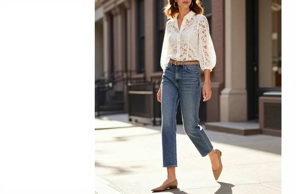 10 Lace Top and Jeans Outfit Ideas That Turn Heads