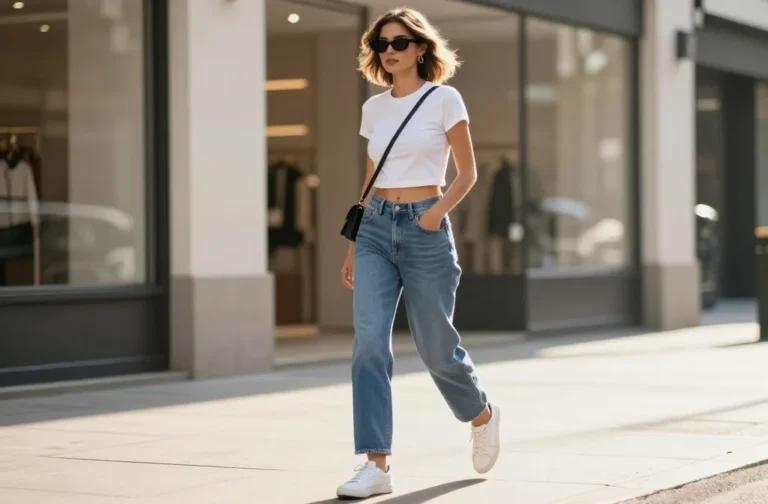 10 White Crop Top and Jeans Outfit Ideas That Always Slay