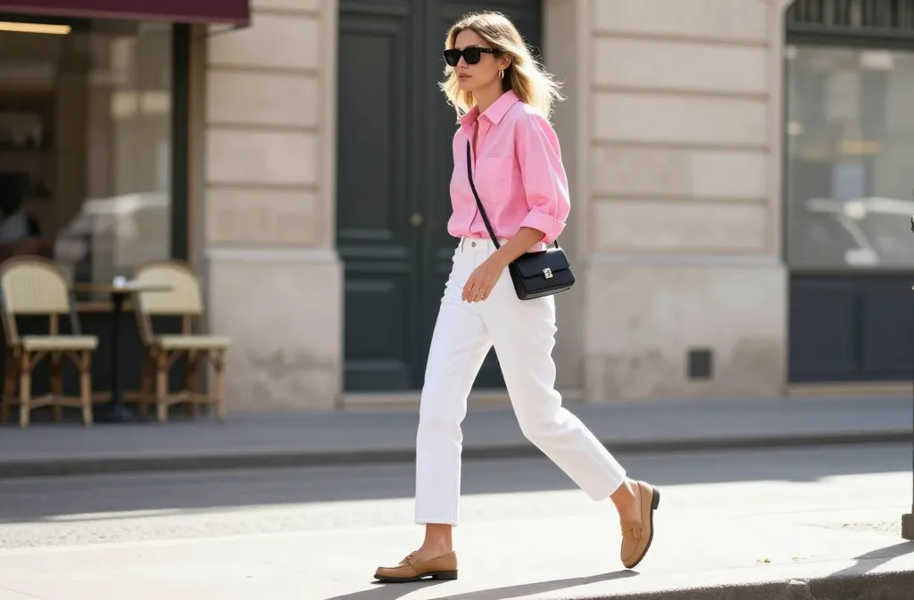 Viral 10 White Jeans and Pink Top Outfit Ideas You’Ll Love