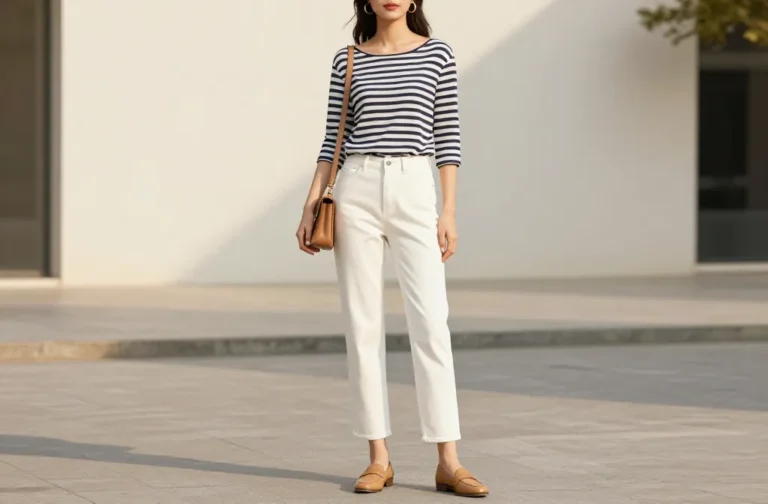 Viral 10 White Jeans and Top Outfit Ideas to Look Expensive