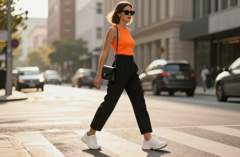 Steal the Spotlight: 10 Orange Tank Top Outfit Ideas