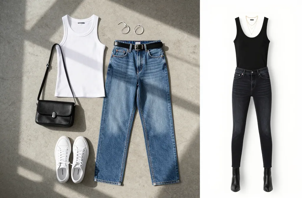 12 Tank Top and Jeans Outfit Ideas You’Ll Wear on Repeat