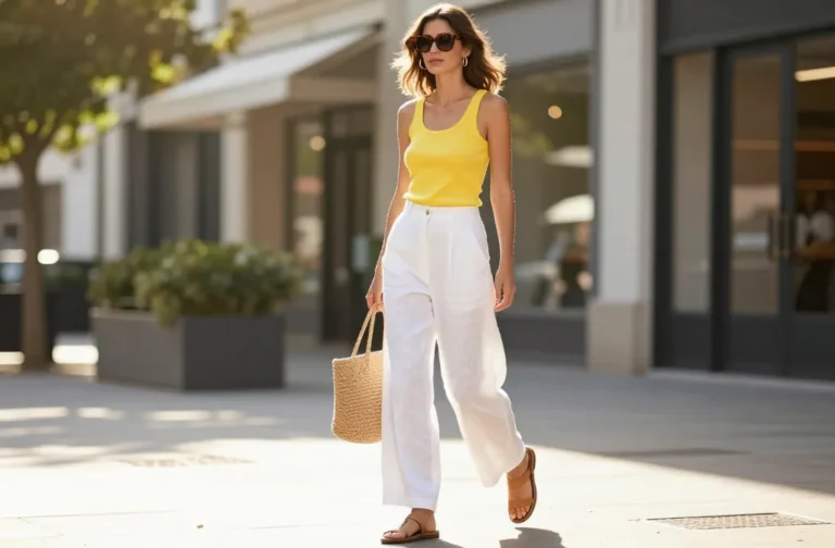 10 Yellow Tank Top Outfit Ideas That Turn Heads