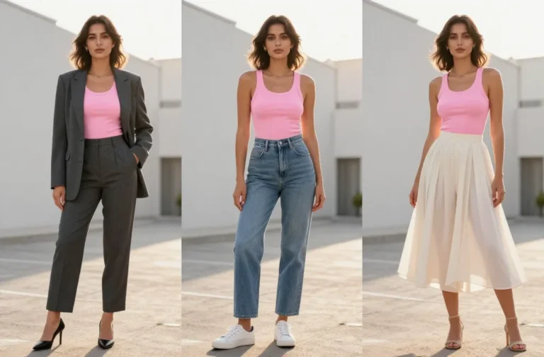 12 Pink Tank Top Outfit Ideas That Turn Heads Fast