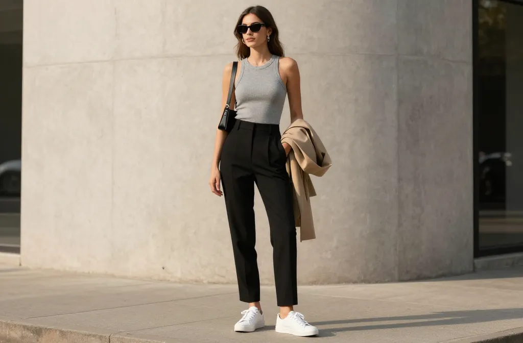 12 Grey Tank Top Outfit Ideas That Look Effortlessly Chic
