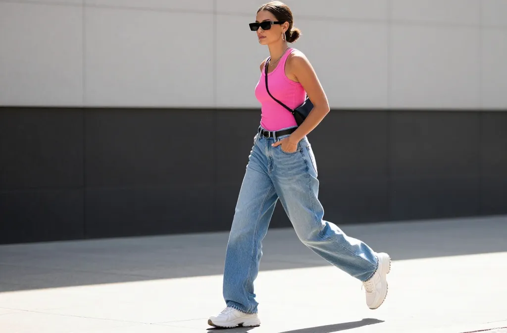 Steal the Spotlight with 11 Hot Pink Tank Top Outfit Ideas
