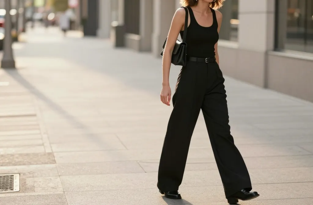 12 Tank Top Black Outfit Ideas That Look Effortlessly Luxe