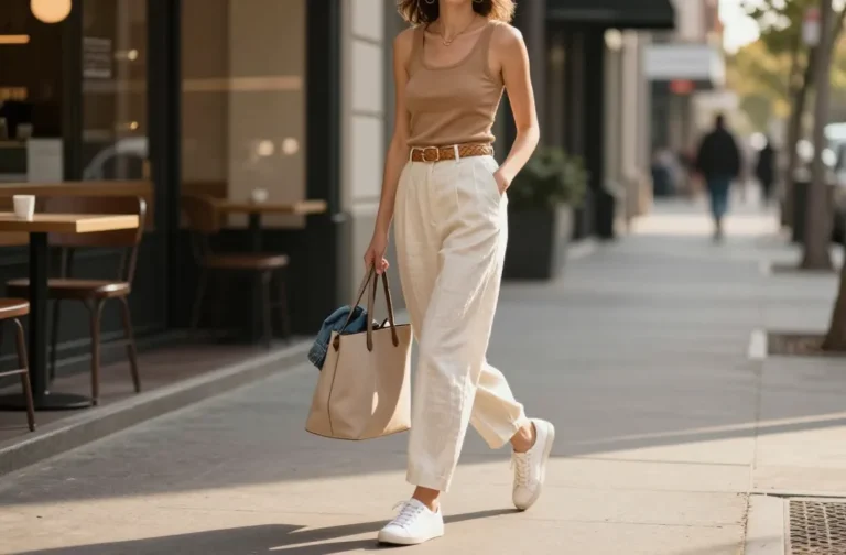 12 Tan Tank Top Outfit Ideas That Look Insanely Chic