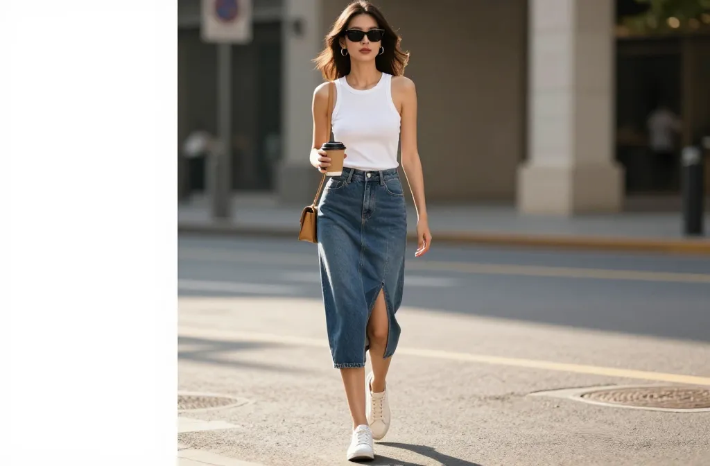 14 Tank Top with Skirt Outfit Ideas You’Ll Love to Wear