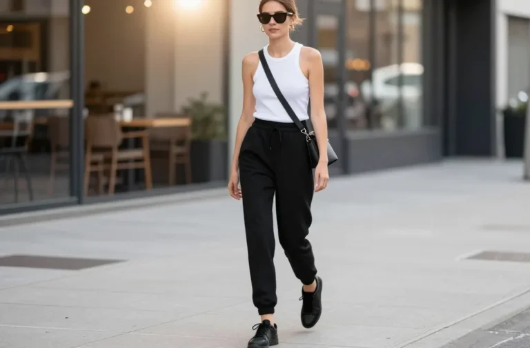 11 Sweatpants and Tank Top Outfit Ideas You’Ll Live in