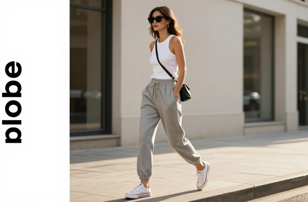 14 Tank Top Sweatpants Outfit Ideas That Look Effortless
