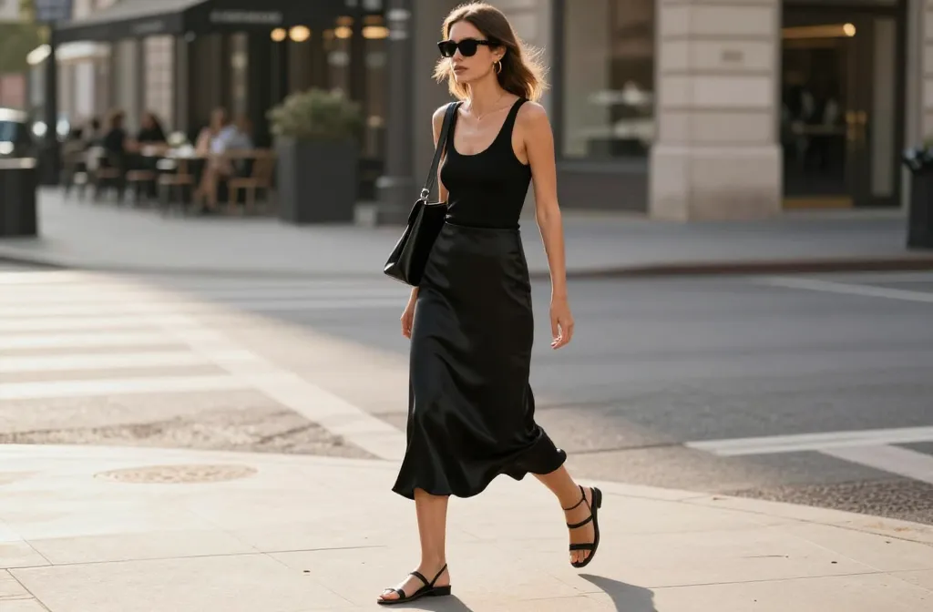 11 Black Tank Top and Skirt Outfit Ideas That Slay