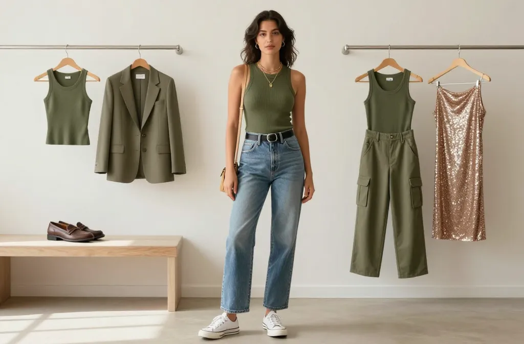 10 Army Green Tank Top Outfit Ideas You’Ll Wear on Repeat