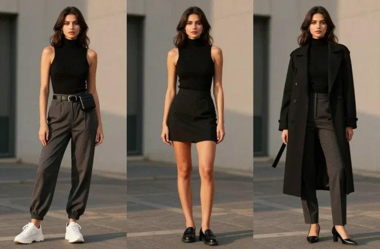 15 Tank Top Turtleneck Outfit Ideas That Turn Heads