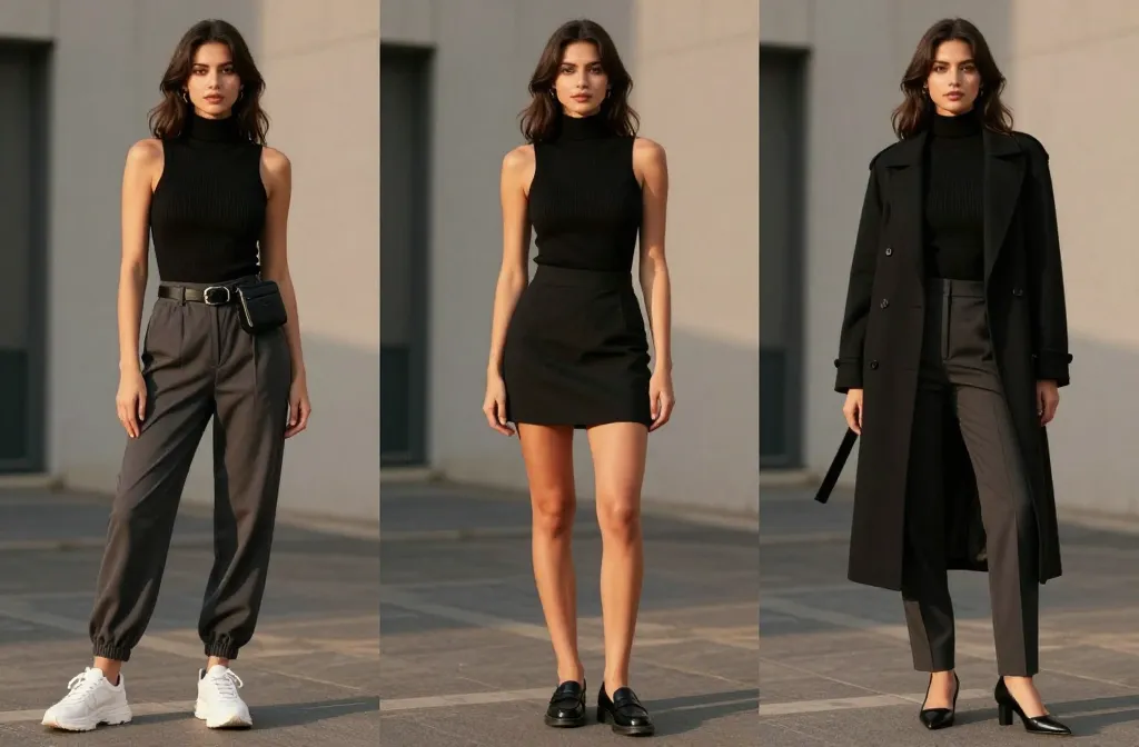 15 Tank Top Turtleneck Outfit Ideas That Turn Heads