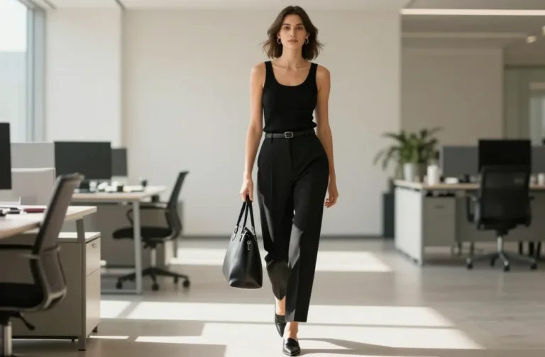 11 Tank Top Office Outfit Ideas That Look Ultra Polished