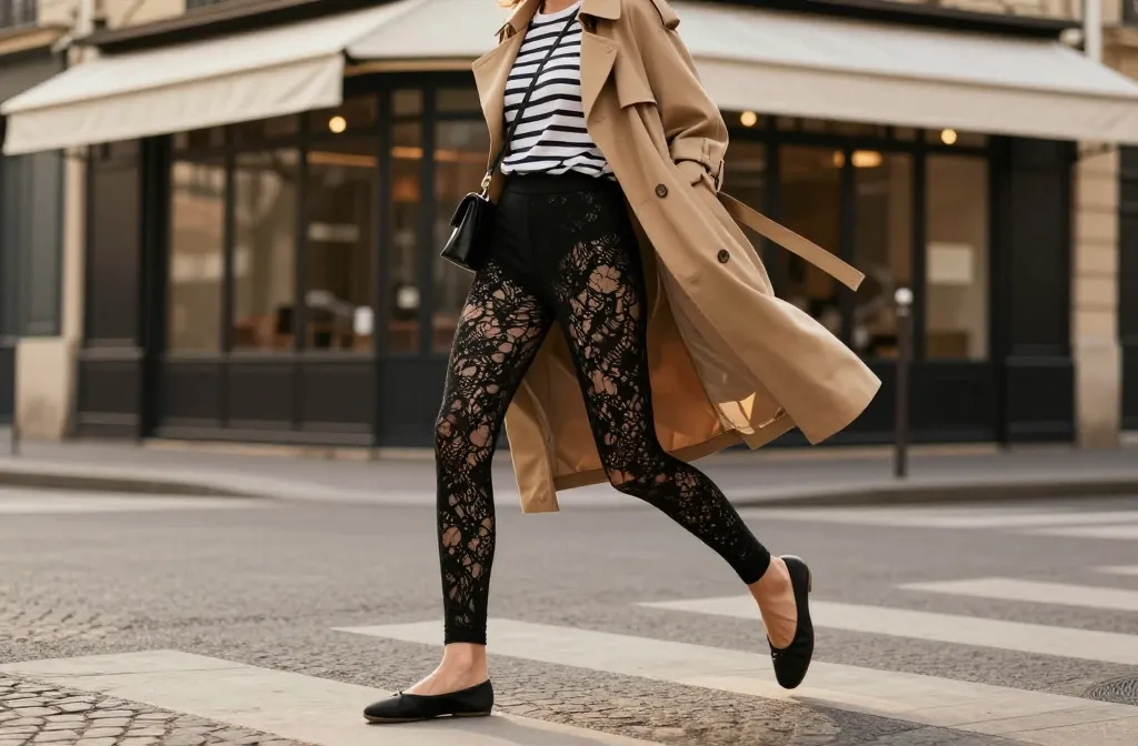 10 Lace Leggings Outfit Ideas That Turn Heads