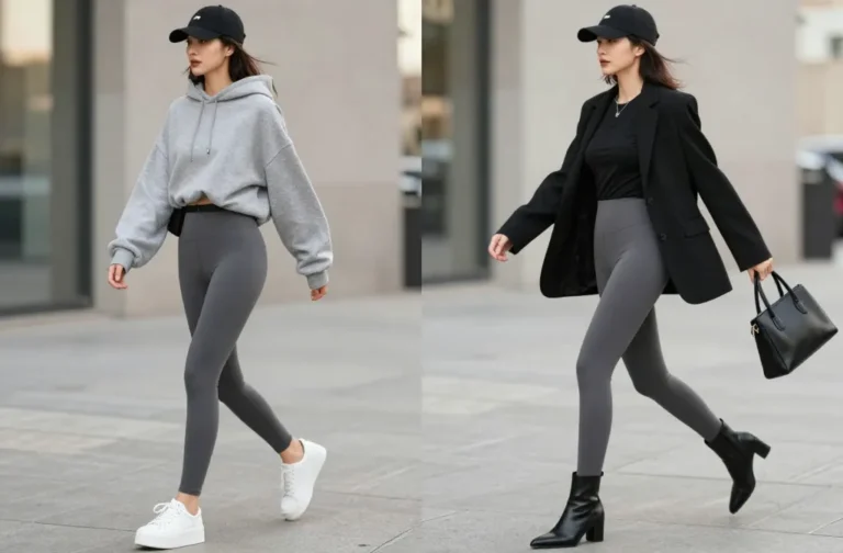 13 Outfits with Grey Leggings You’Ll Actually Wear