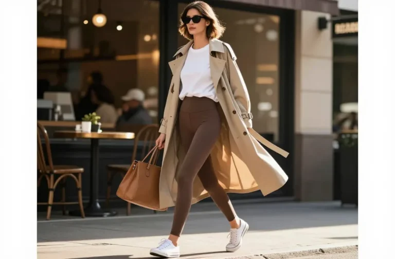 Steal Her Look: 13 Ways to Style Brown Leggings