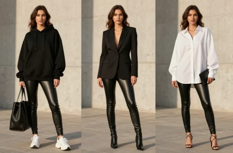 11 Leather Leggings Fashion Looks That Always Slay