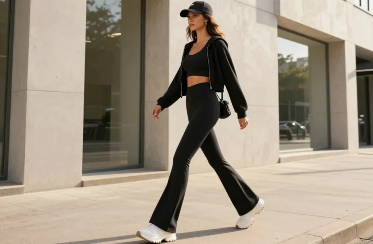 11 Black Flared Leggings That Make Every Outfit Hotter