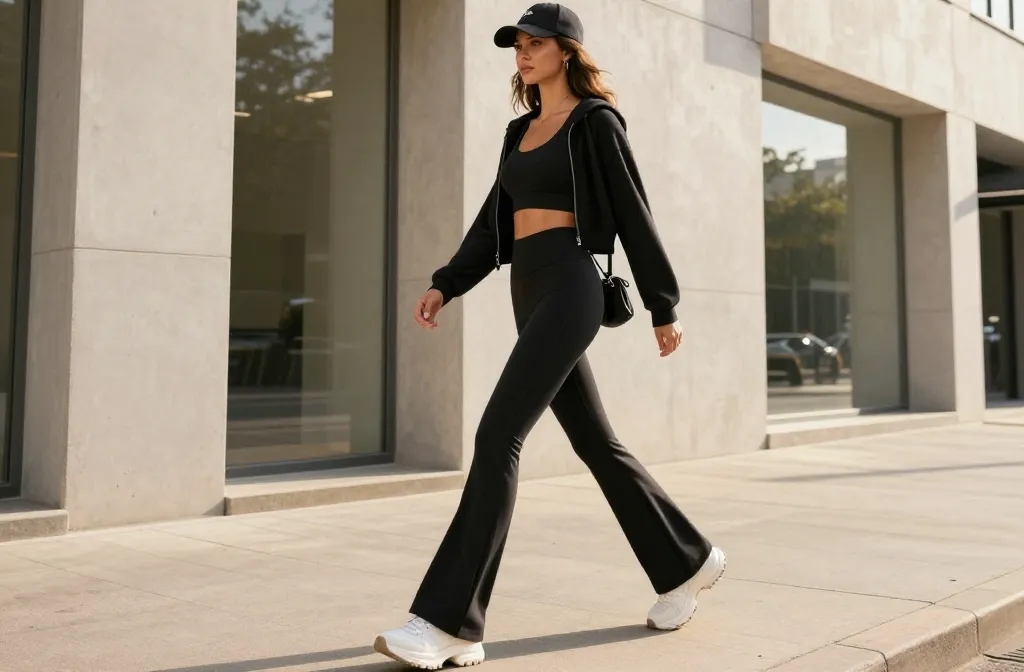11 Black Flared Leggings That Make Every Outfit Hotter