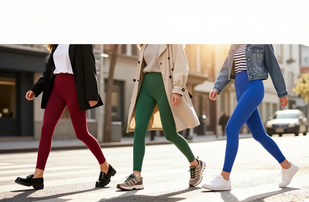 11 Colored Leggings Outfit Ideas That Turn Heads