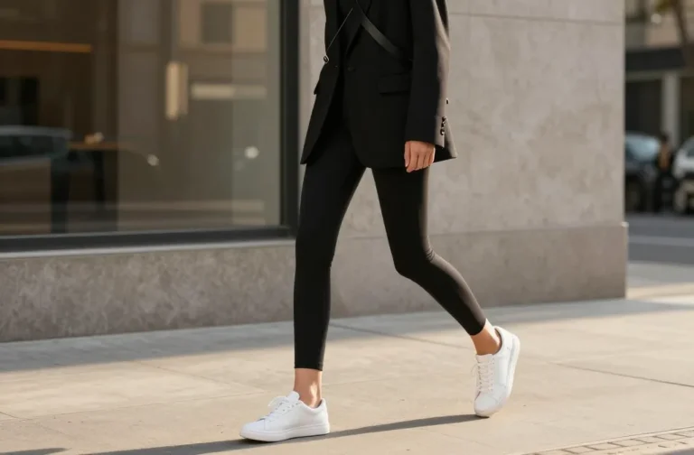 11 Blazer and Leggings Outfit Ideas That Look Effortless