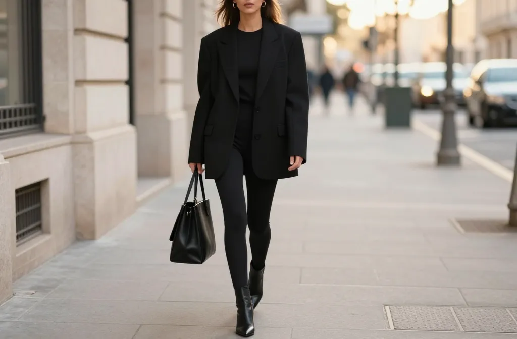 10 Leggings and Blazer Outfit Ideas That Look Expensive