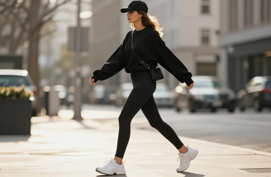 11 Sweatshirt and Leggings Outfit Ideas You’Ll Live in