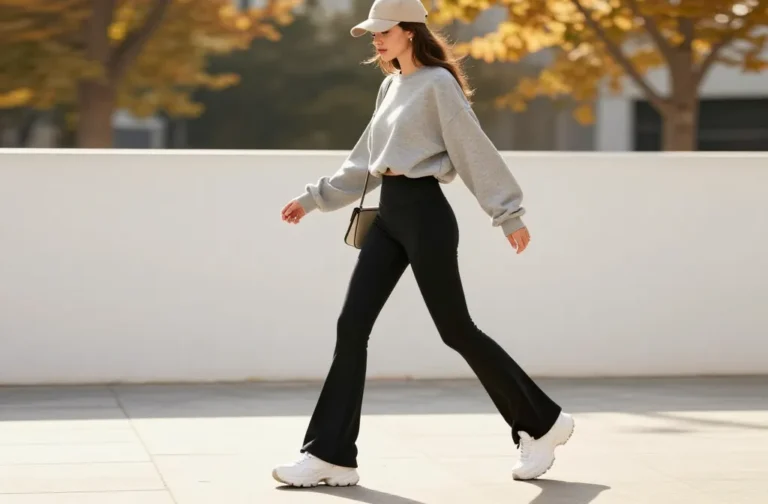 Viral Ways to Style 10 Flared Leggings Outfit Fall