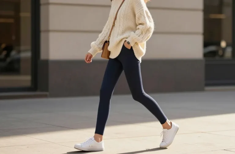 12 Navy Leggings Outfits You’Ll Want to Wear on Repeat
