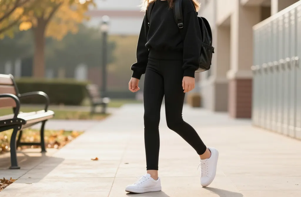 11 Cute Outfits with Leggings for School You’Ll Live in