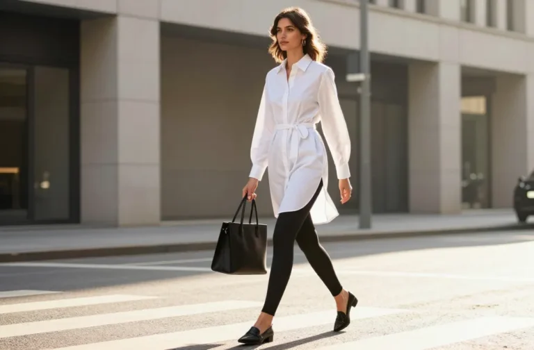 12 Tunic Dress with Leggings Looks That Wow Effortlessly