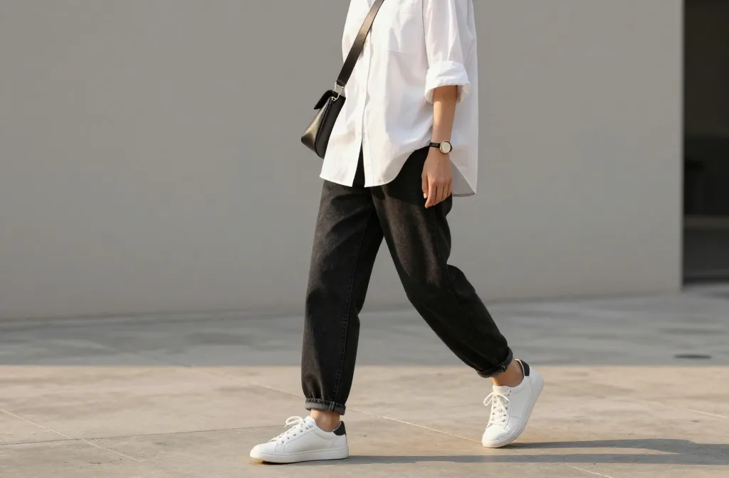 Viral 10 Black Baggy Jeans Outfits That Save Your Outfit