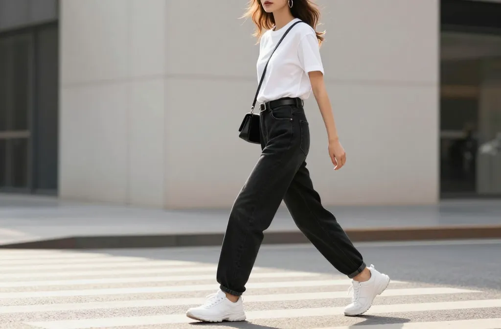 12 Black Baggy Jeans Outfits That Always Work Now