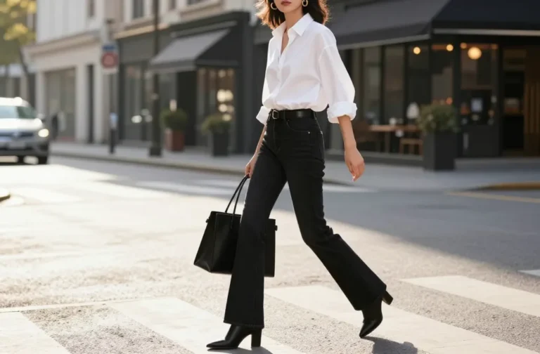 Viral 15 Black Flare Jeans Outfit Ideas to Upgrade Your Wardrobe